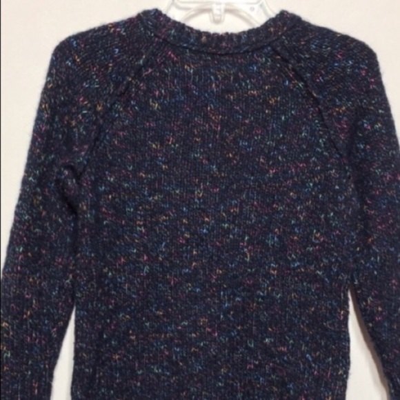 Madewell Soft Fleck Crewneck Sweater In Navy XS - Picture 5 of 8